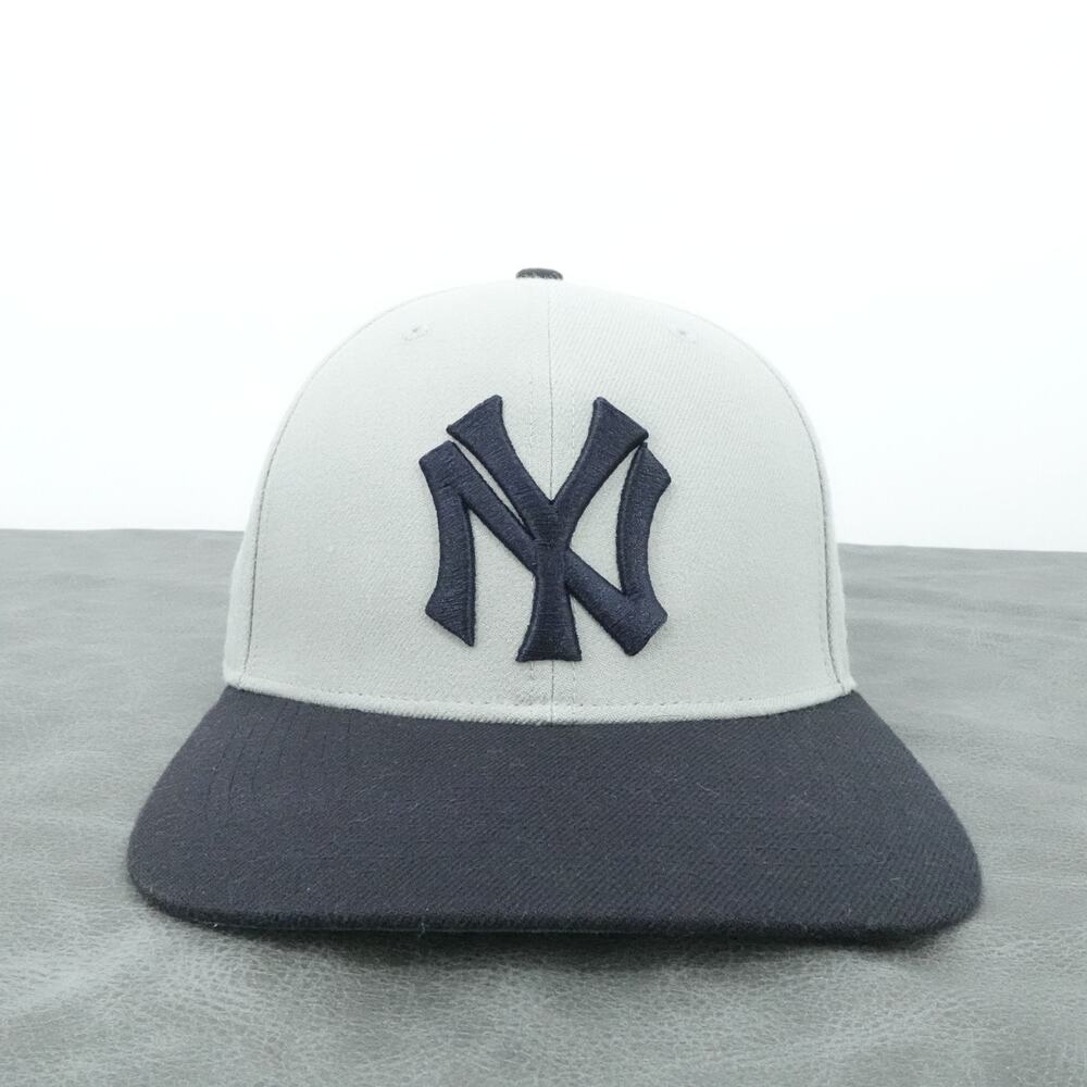New York Yankees Cooperstown 47 Brand Fitted Hat 7 3/8 Gray Wool Blend‎ MLB